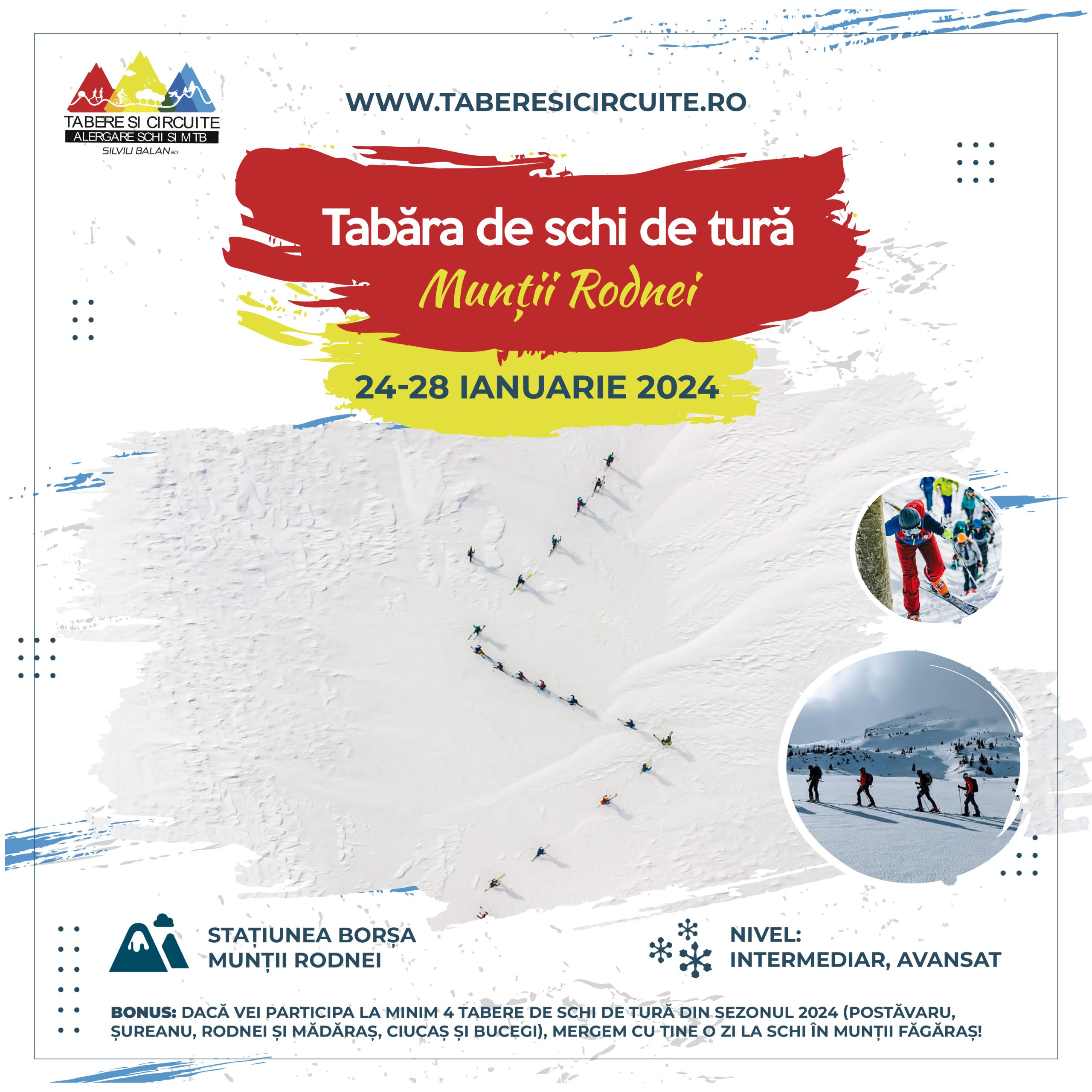 Raport: Tabără de schi de tură – Munții Rodnei 24-28 ianuarie 2024